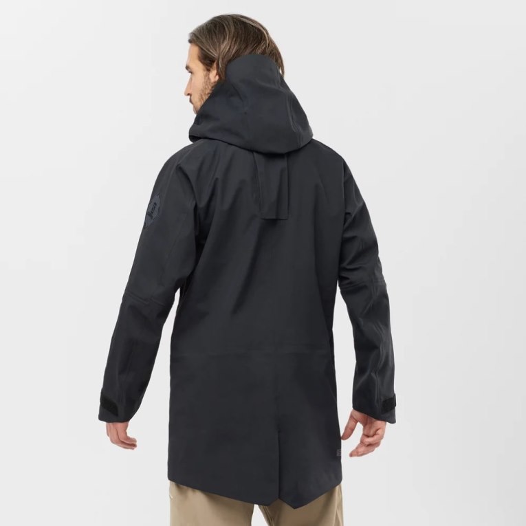Salomon Stance 3L Long Shell Men's Ski Jackets Black | CA 61O4